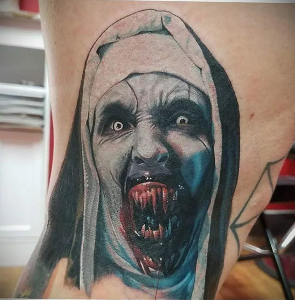 Tattoo style Horror - creepy, talented.