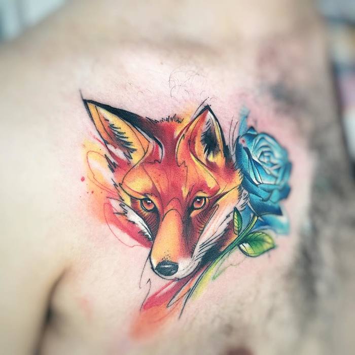 22 cool fox tattoo designs and ideas