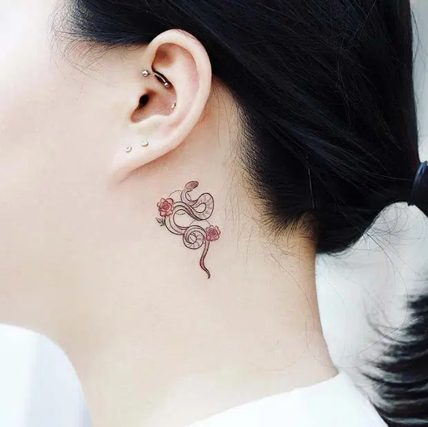 25 beautiful tattoo ideas and designs with little snakes