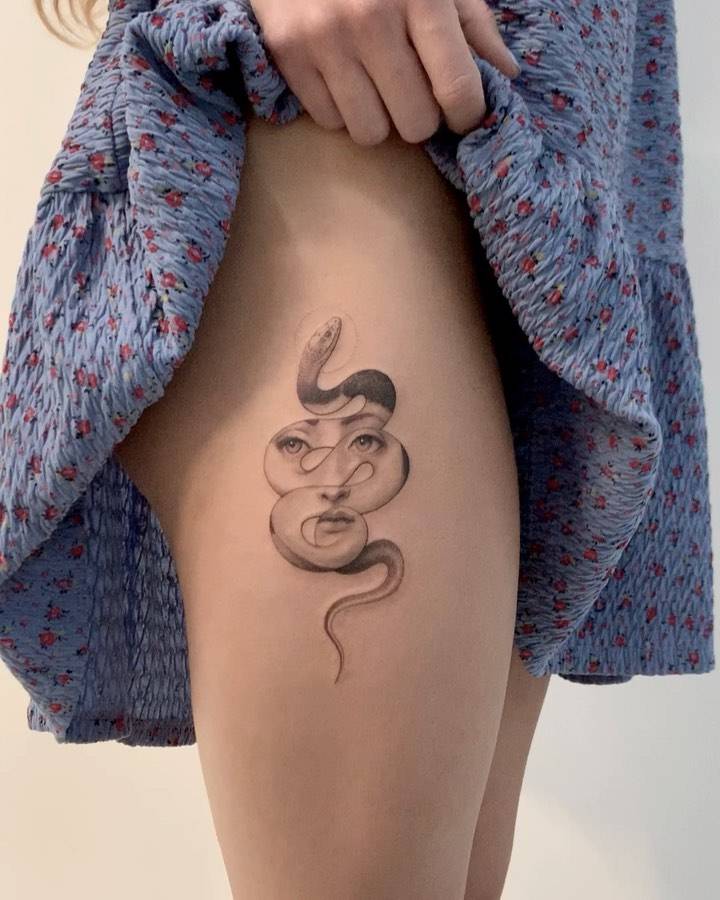 25 beautiful tattoo ideas and designs with little snakes