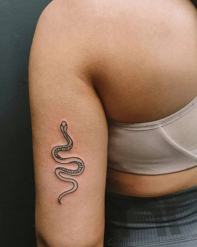 25 beautiful tattoo ideas and designs with little snakes