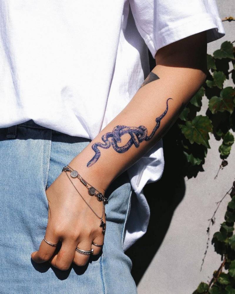 25 beautiful tattoo ideas and designs with little snakes