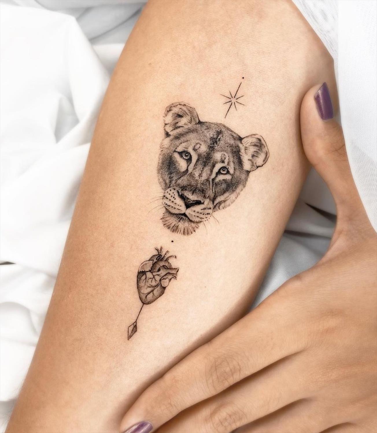 25 lion tattoos for women with meaning