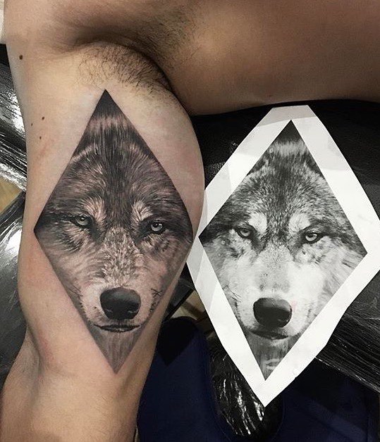 Original wolf tattoos