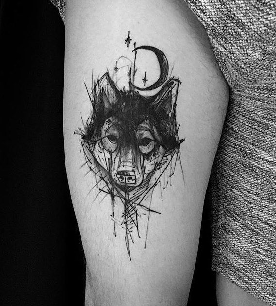 Original wolf tattoos