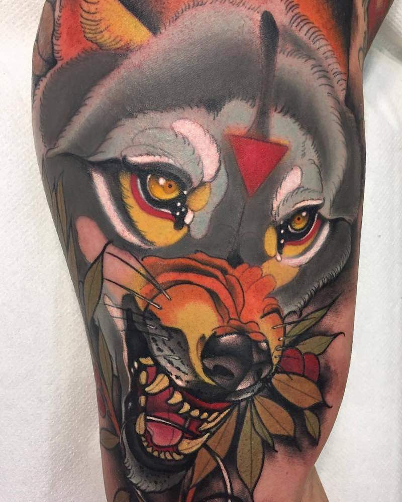 Original wolf tattoos Original wolf tattoos