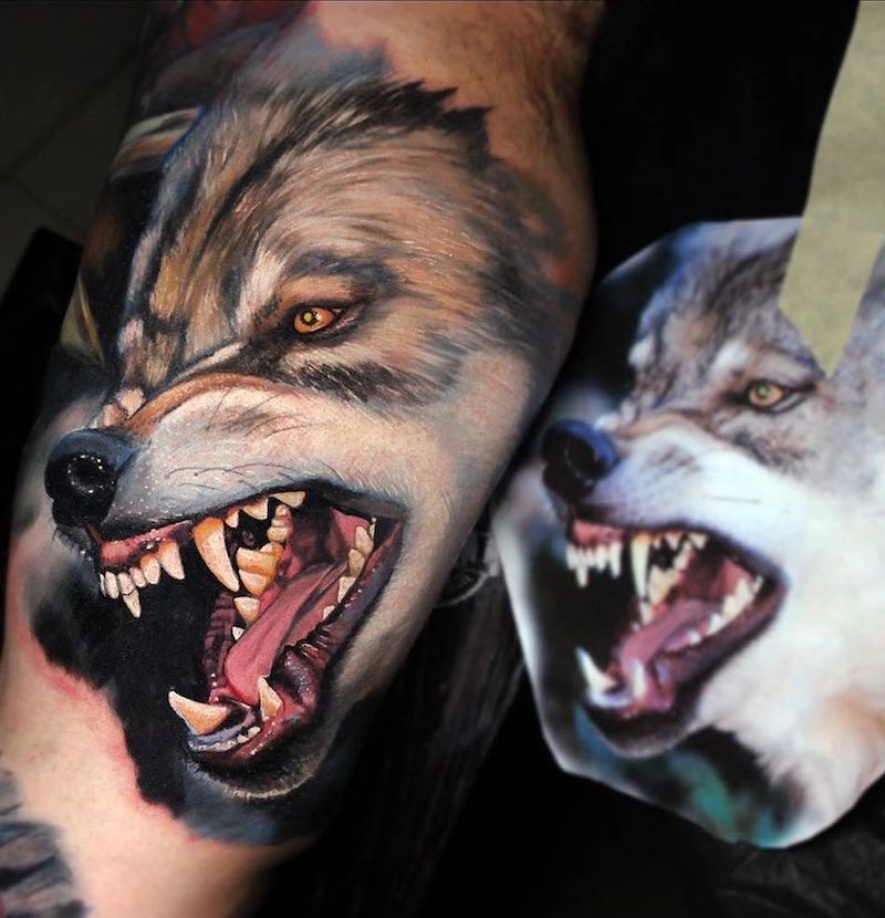 Original wolf tattoos