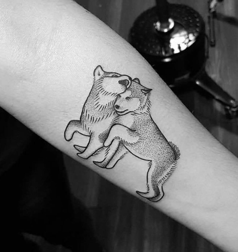 Original wolf tattoos