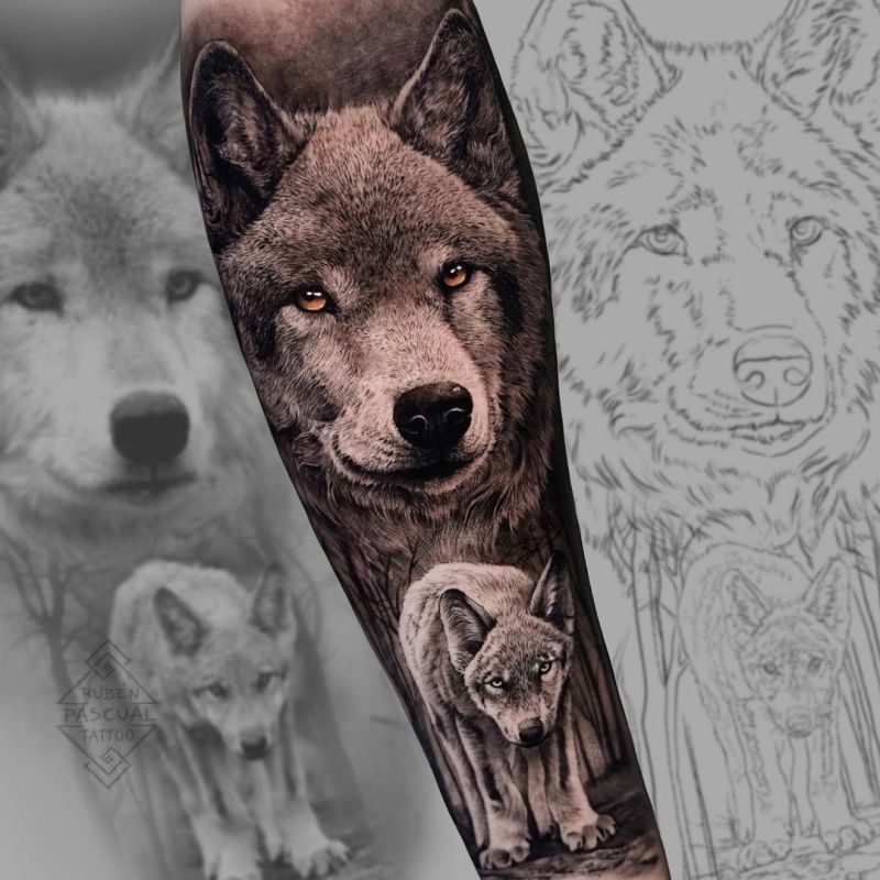 The 20 most beautiful wolf tattoo designs