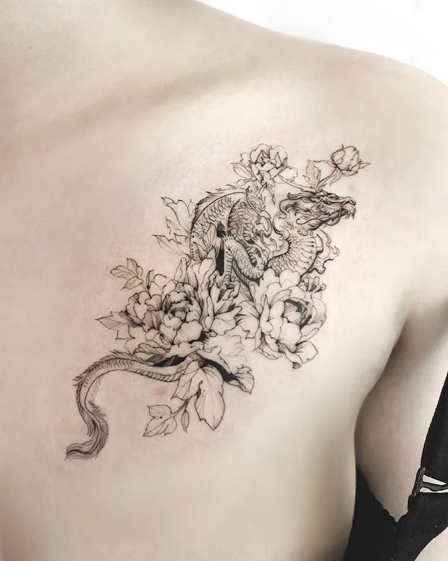 15 awesome cool dragon tattoos