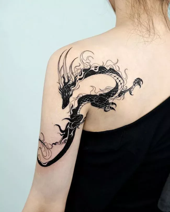 15 awesome cool dragon tattoos