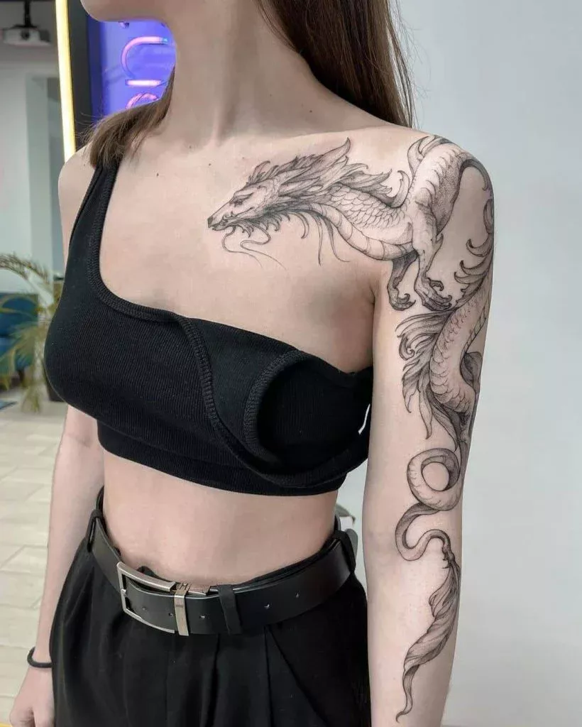 THE 10 BEST MINIMALIST DRAGON TATTOO IDEAS THAT WILL SURPRISE YOU!