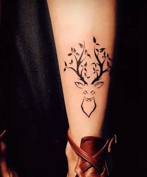 15 little deer tattoos