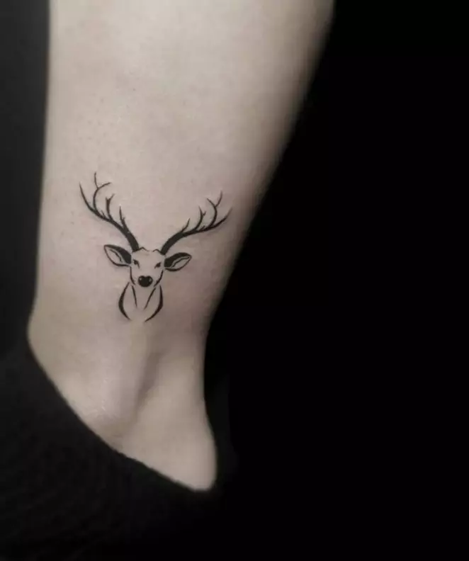 15 little deer tattoos