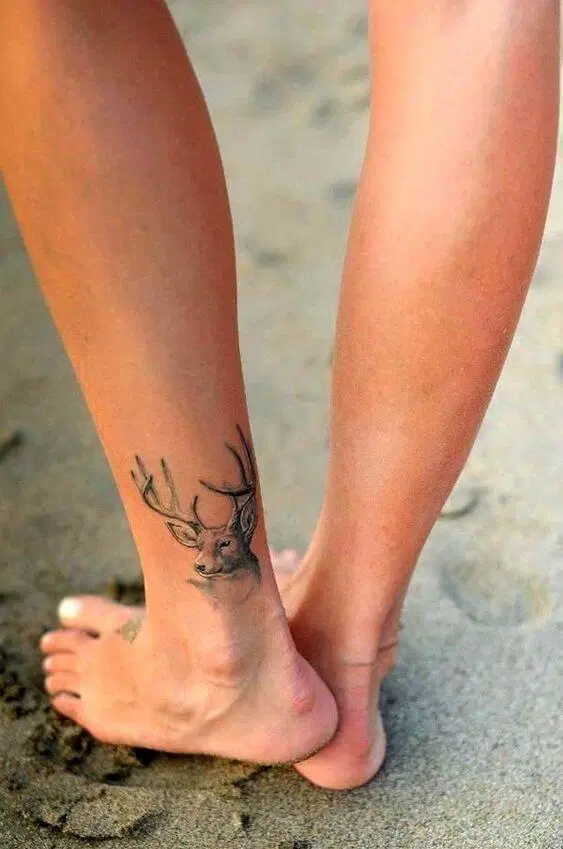 15 little deer tattoos