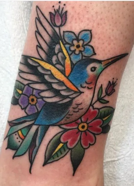 30 hummingbird tattoos with meaning