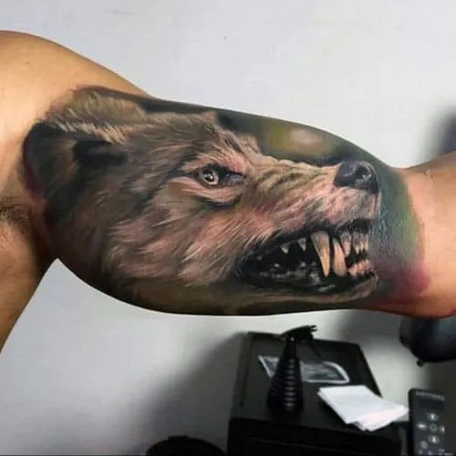 Bicep tattoos for men