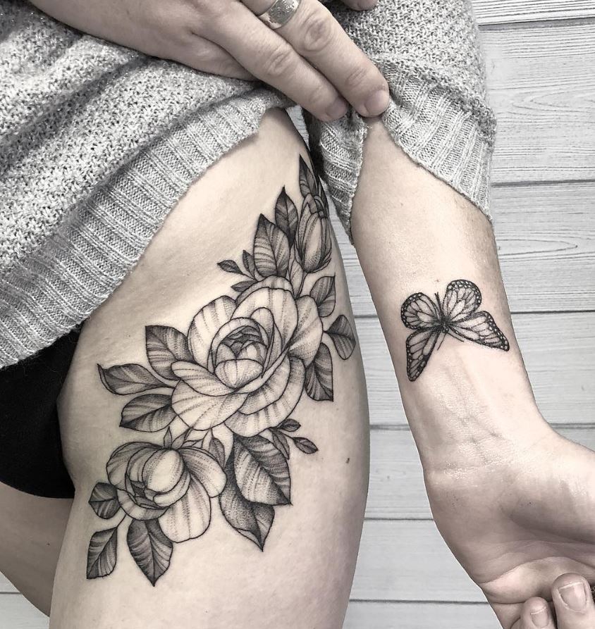 30+ of the best black and gray color tattoos