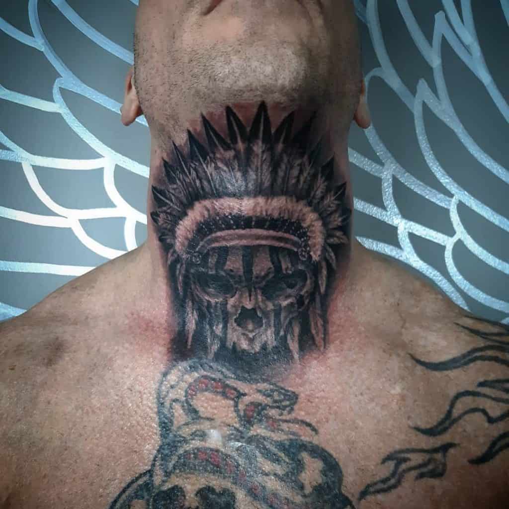 16 cool neck tattoos for men