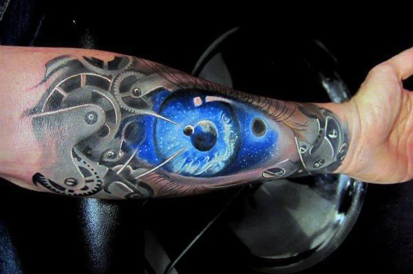 20 cool biomechanics-style tattoos