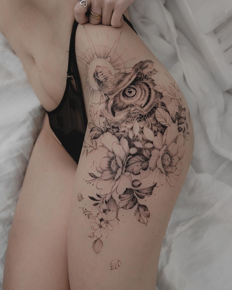 30+ chic and sexy hip tattoos for women