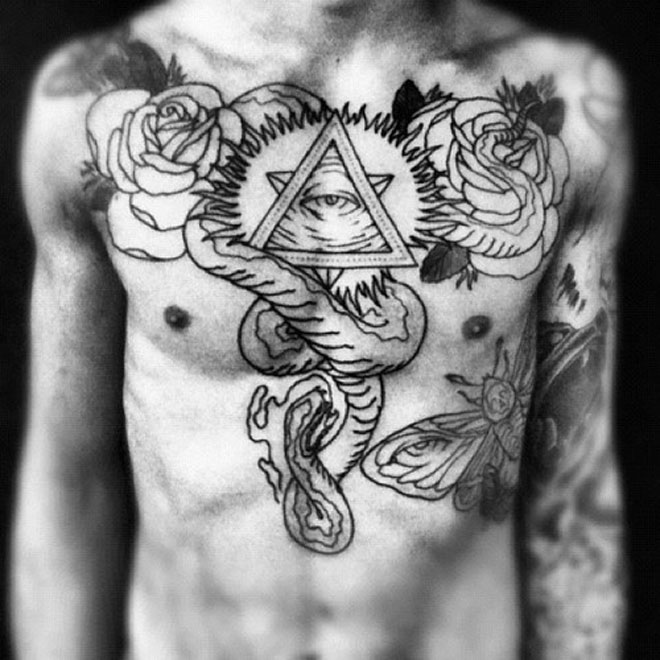 Tattoo of the All-Seeing Eye