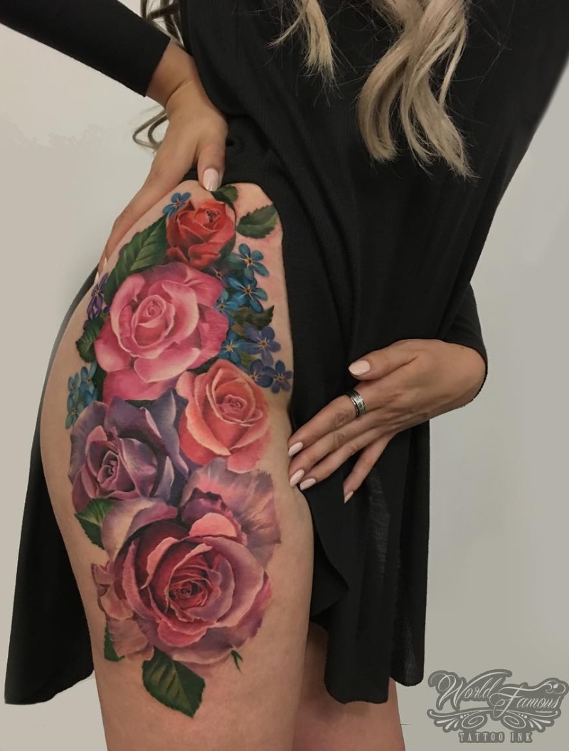 30+ chic and sexy hip tattoos for women