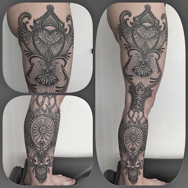 Ornamental style in tattoos