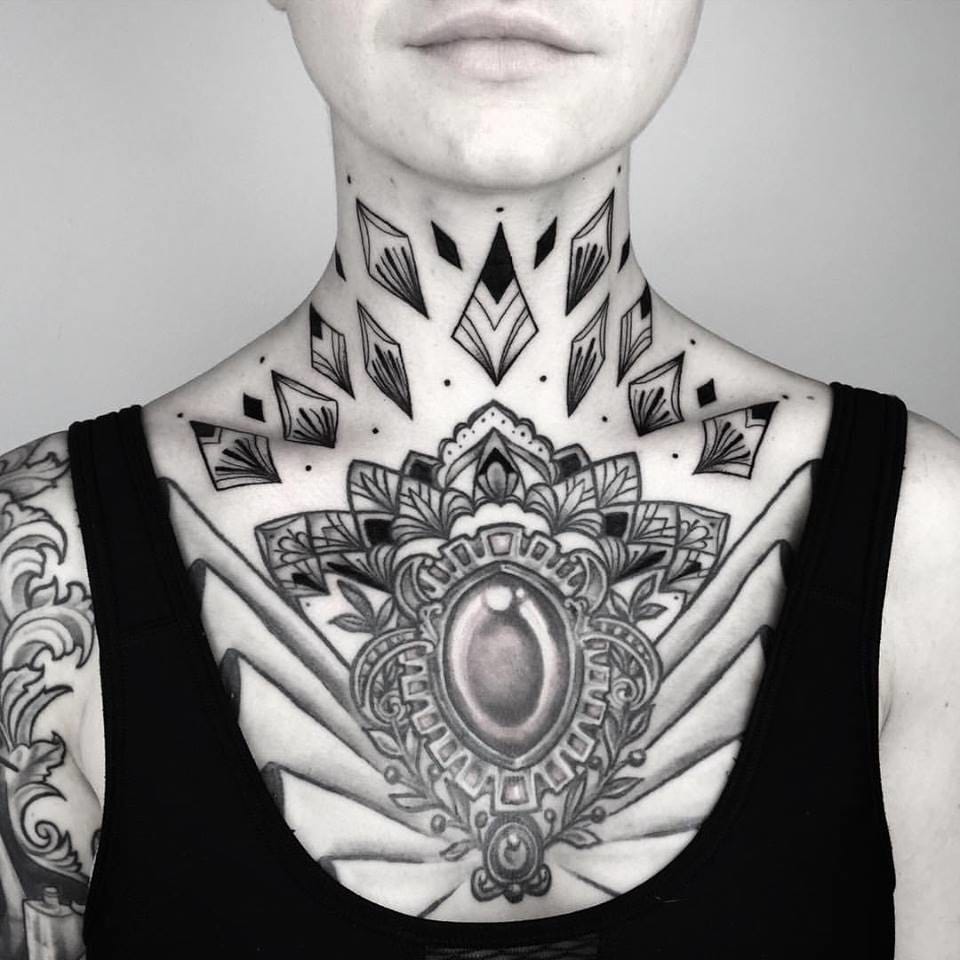 Ornamental style in tattoos