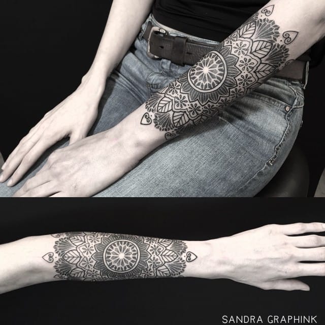 Ornamental style in tattoos