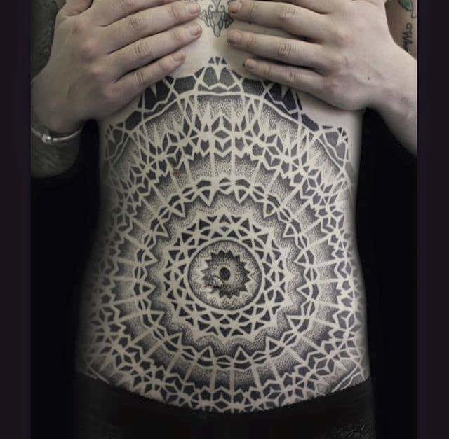 Ornamental style in tattoos