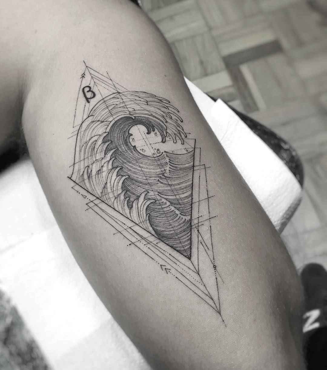 Tattoo in a graphic style