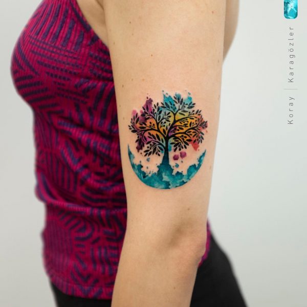  watercolor tattoos