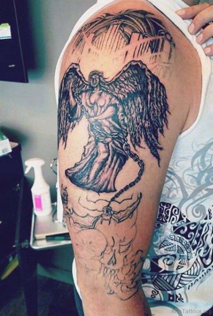 angel tattoo