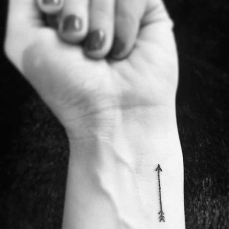 Arrow Tattoo on the Wrist