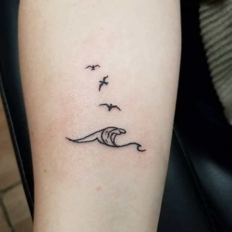 A small tattoo