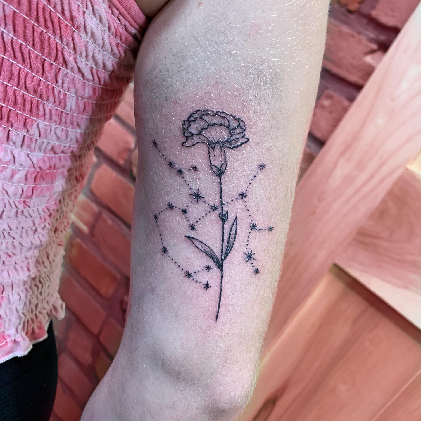 Sagittarius tattoo ideas with flowers