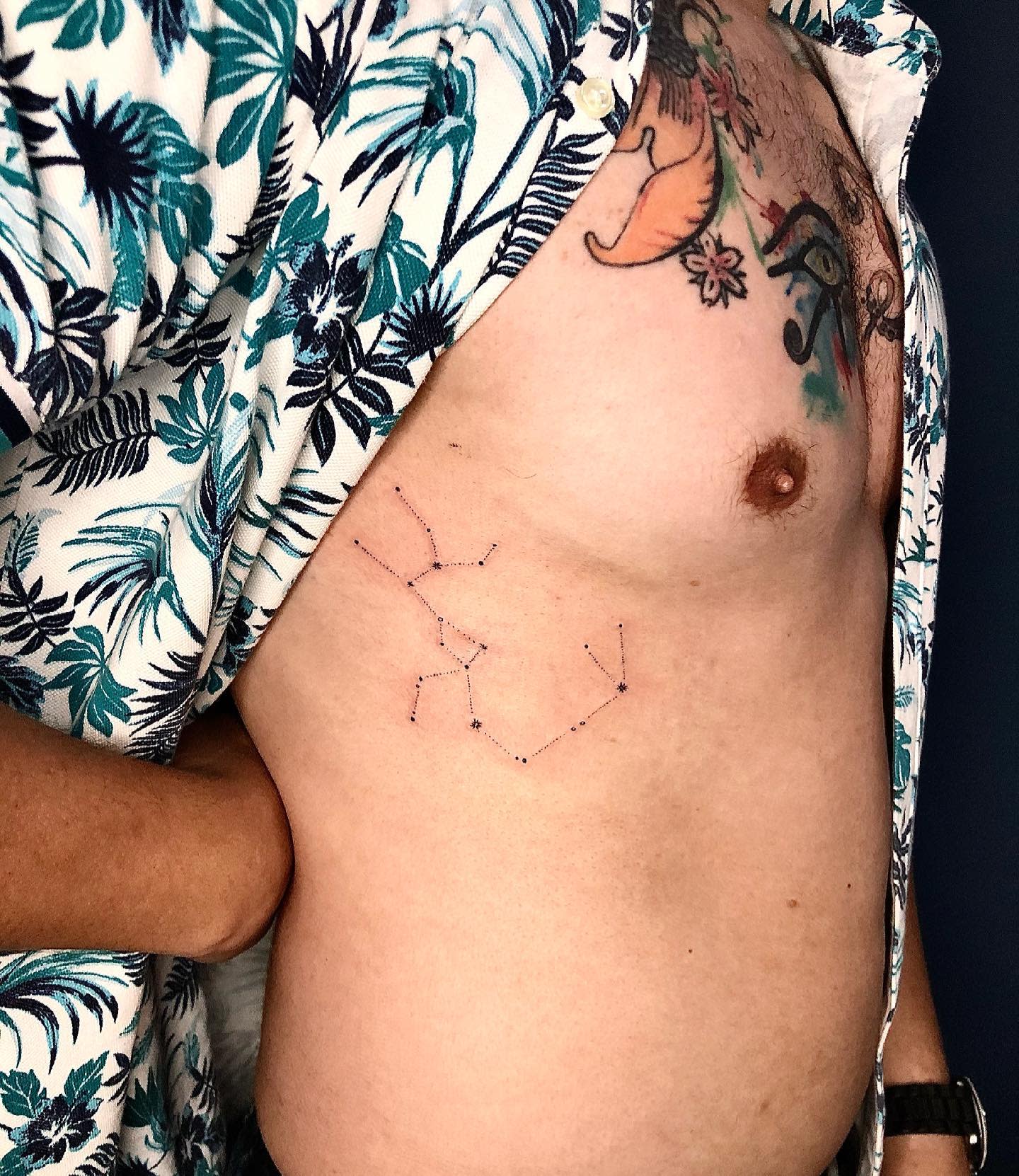 Simple and small tattoos of Sagittarius