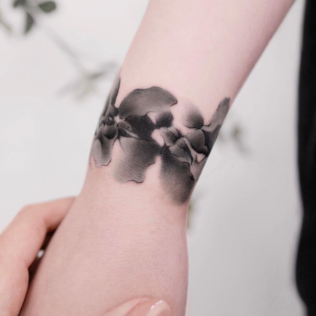 Tattoo Bracelet in Ink Style