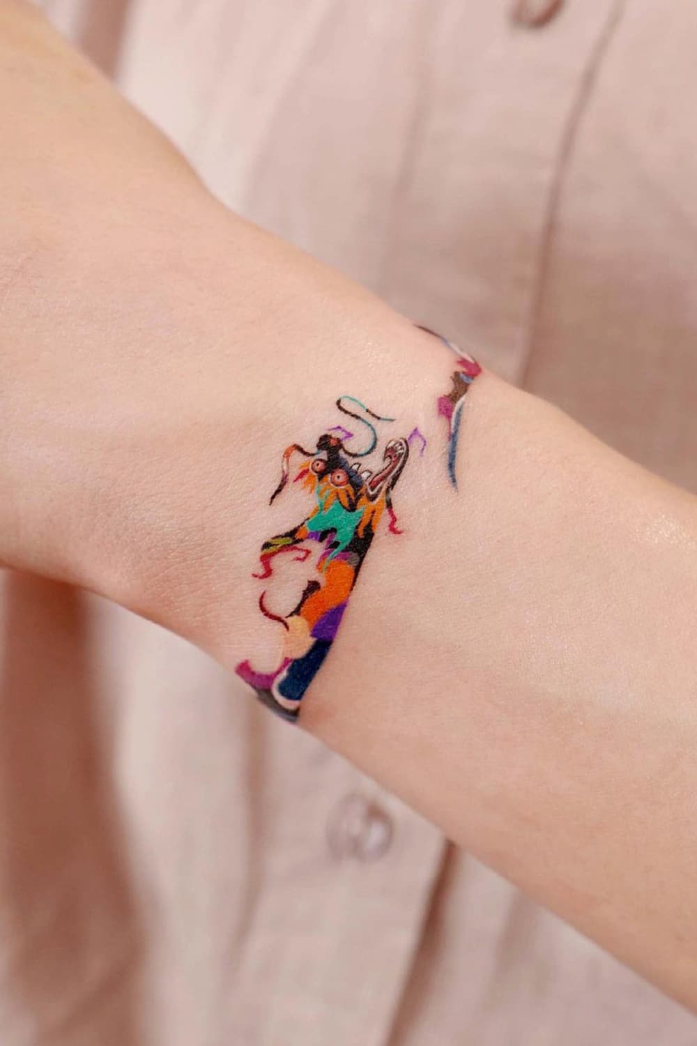 Tattoo Dragon Bracelet