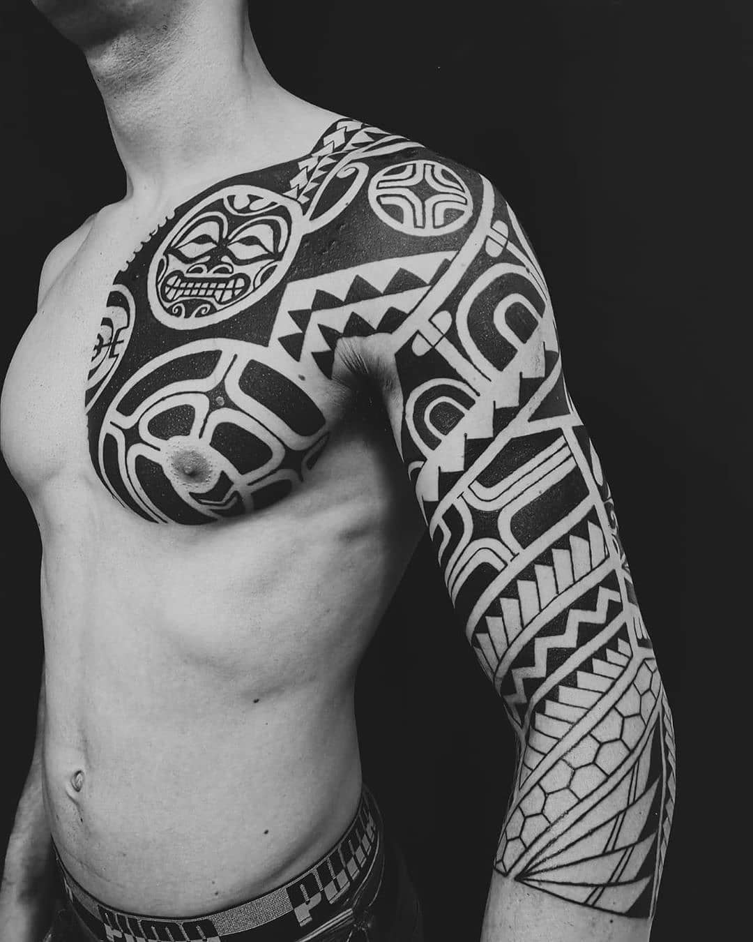 Tribal tattoo style