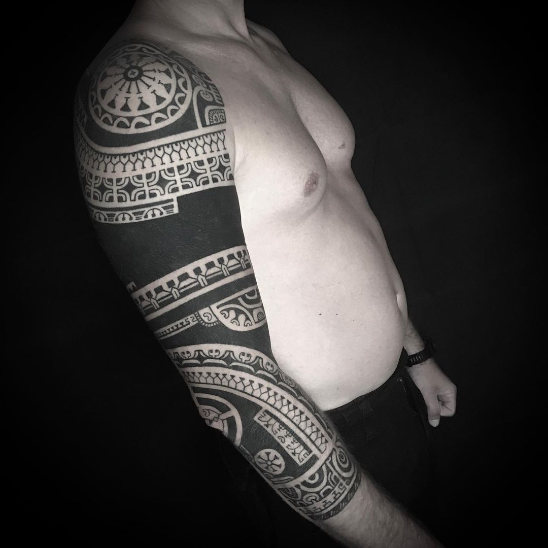 Tribal tattoo style