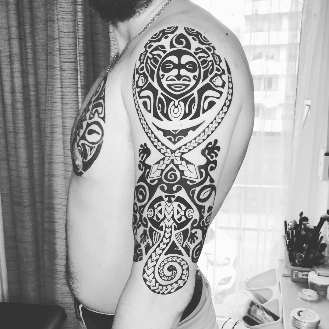 Tribal tattoo style