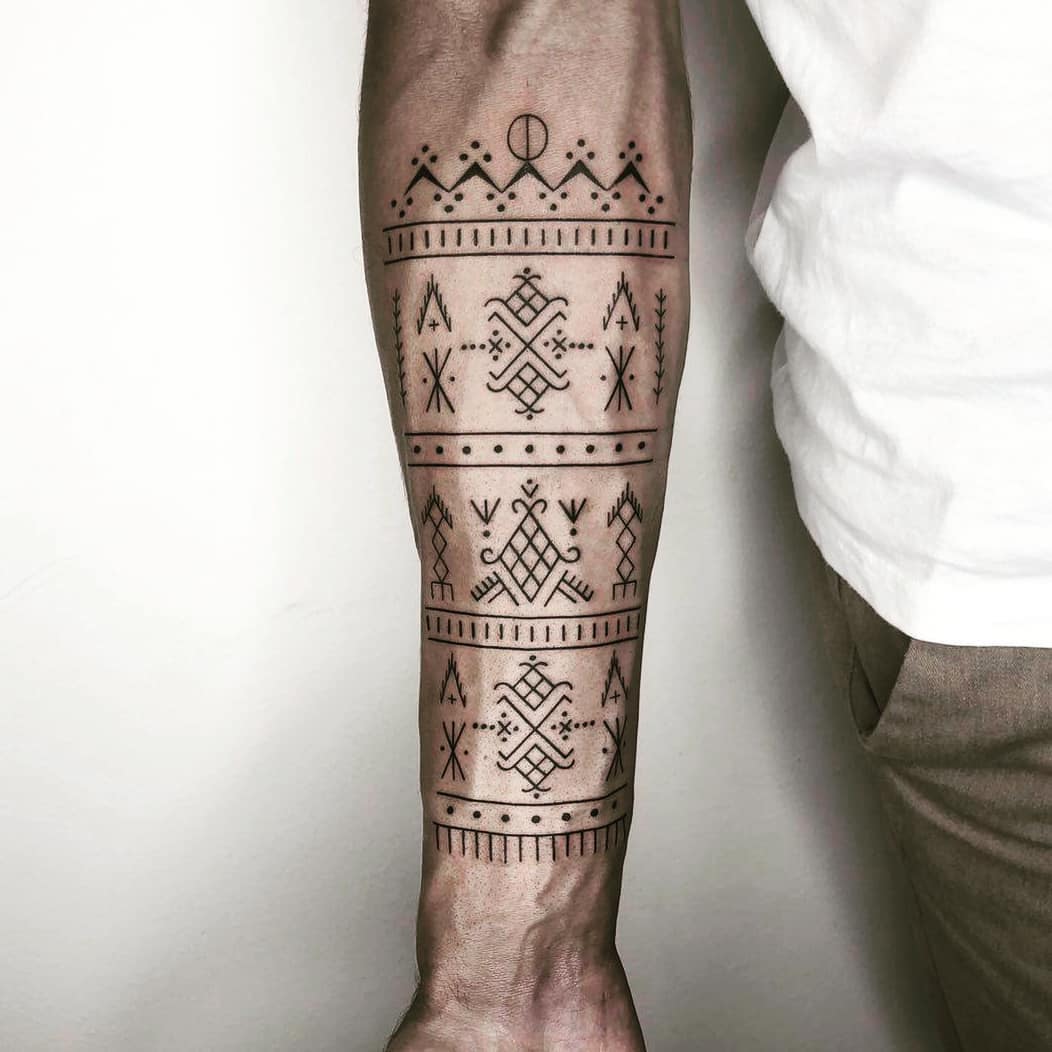 Tribal tattoo style