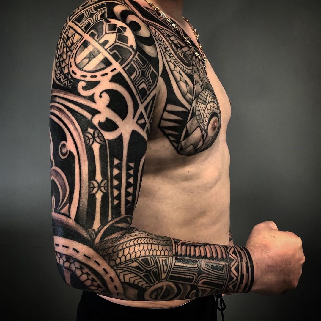 Tribal tattoo style