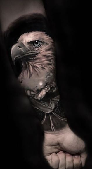 Eagle tattoos on the Arm