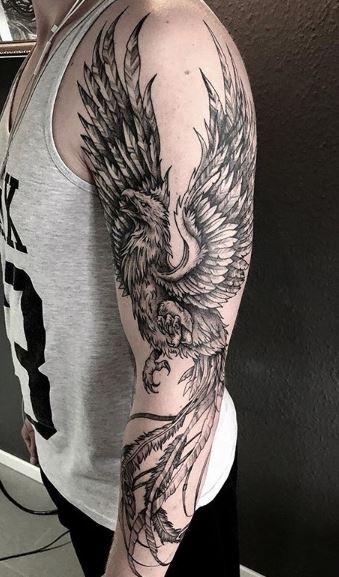 Phoenix tattoos on the Arm