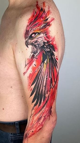 Phoenix tattoos on the Arm