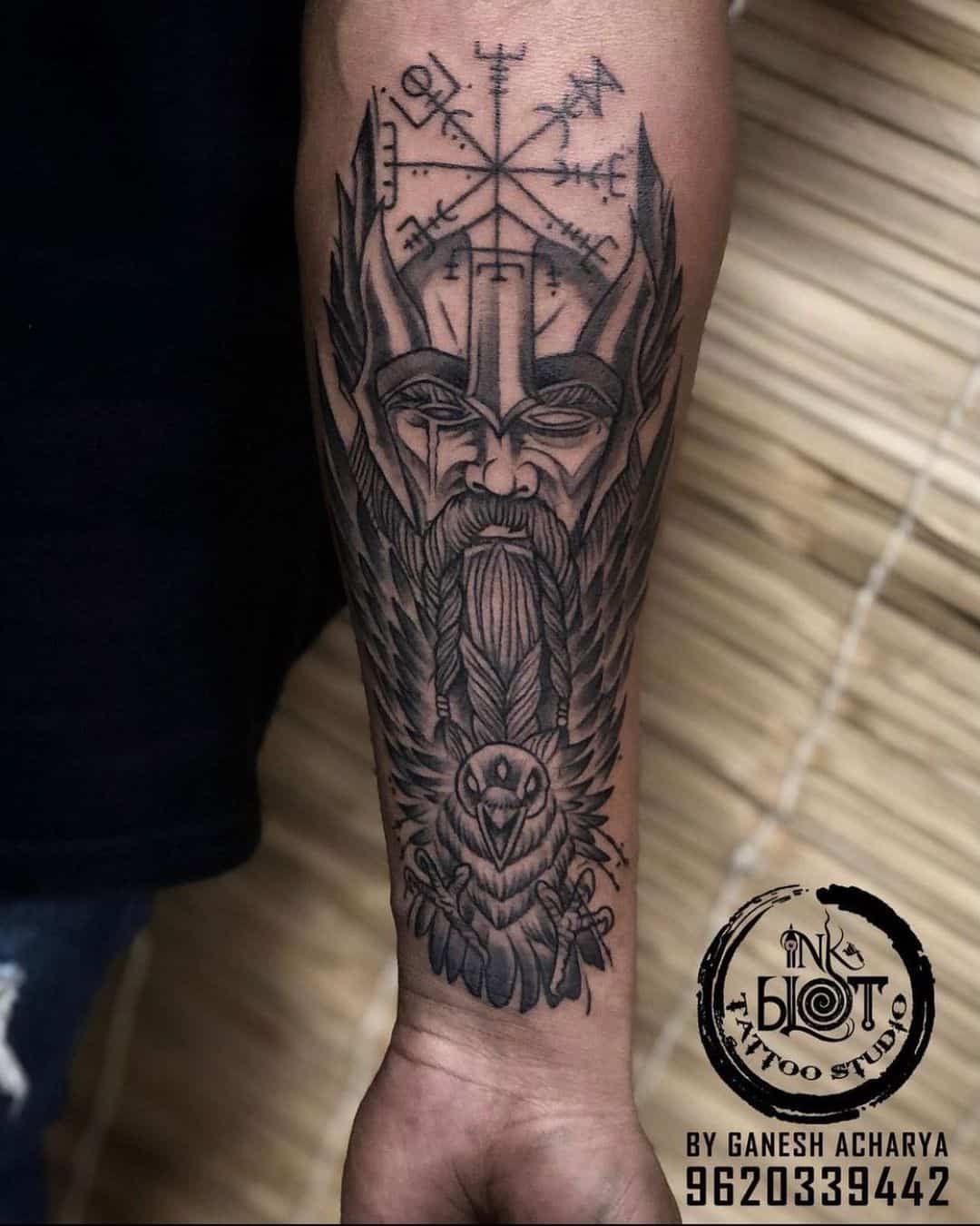 Design inspired by Scandinavian Viking mythology