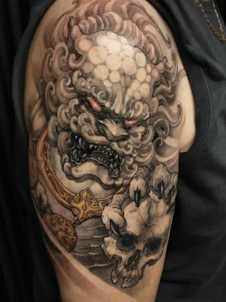 Tattoo of a Lion